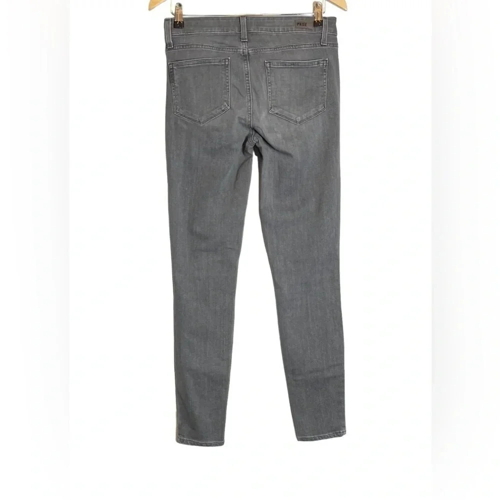 ✅SOLD-Paige | Verdugo Ultra Skinny Jeans Mid Rise Stretch Gray 30” Inseam - Picture 4 of 8